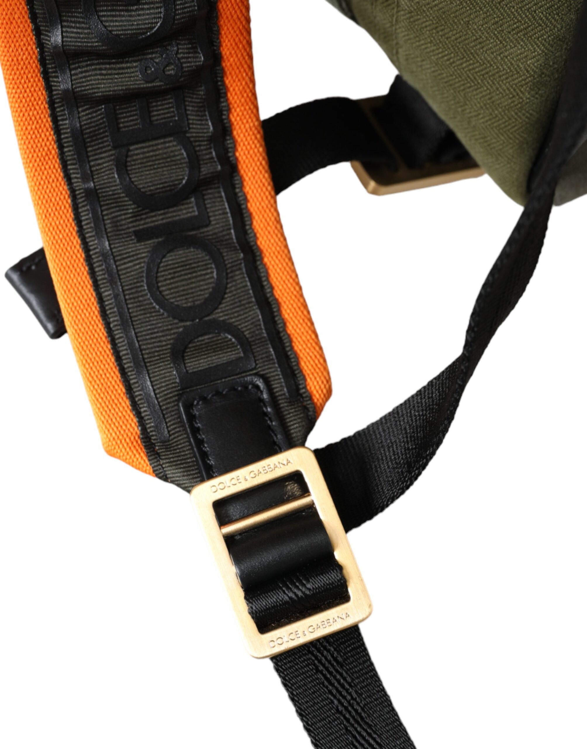 Military Green Patchwork Rucksack Backpack Bag - ventzia