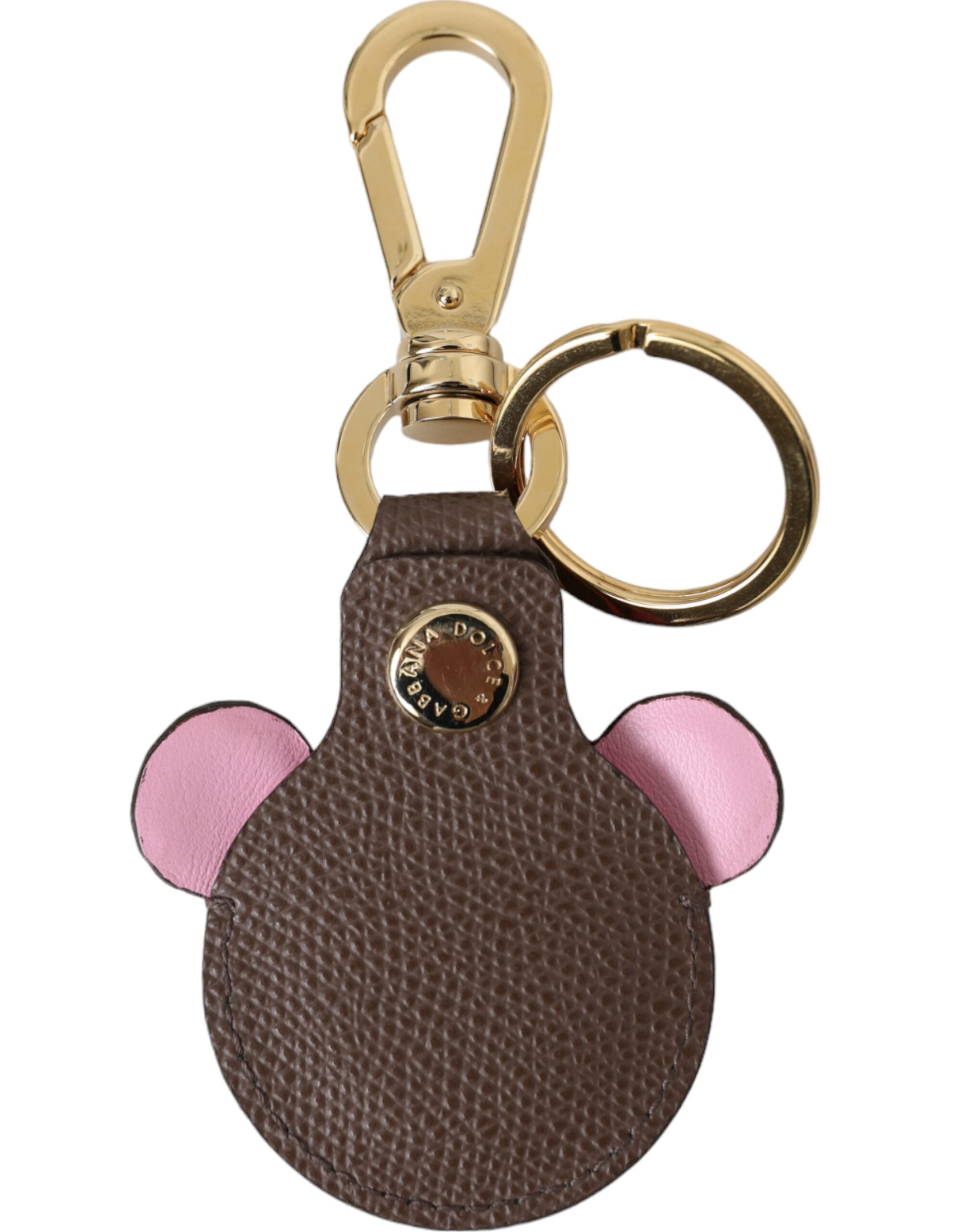 Multicolor Dauphine Calfskin DG Logo Keyring Keychain - ventzia