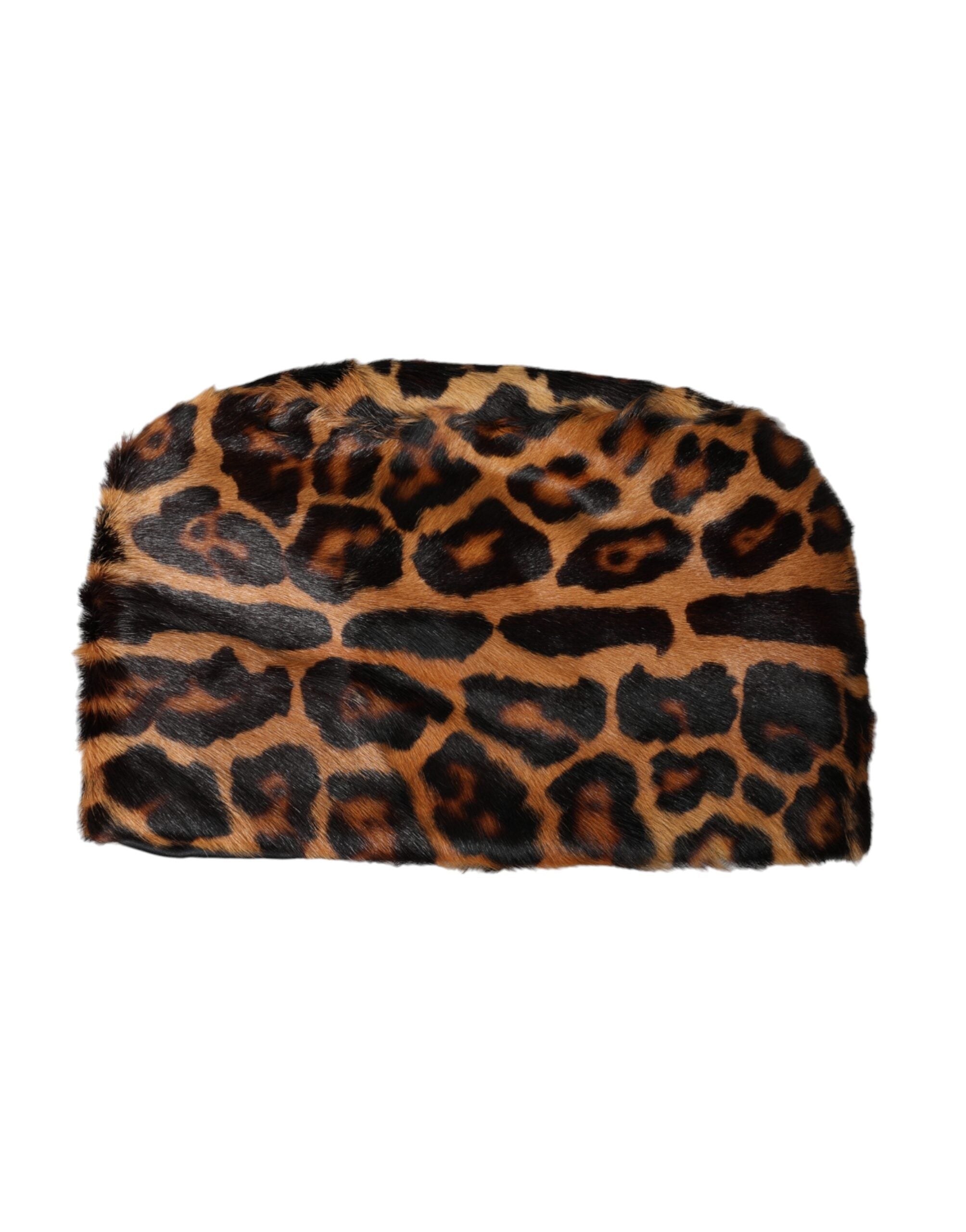 Brown Leopard Fur Women Bucket Hat - ventzia