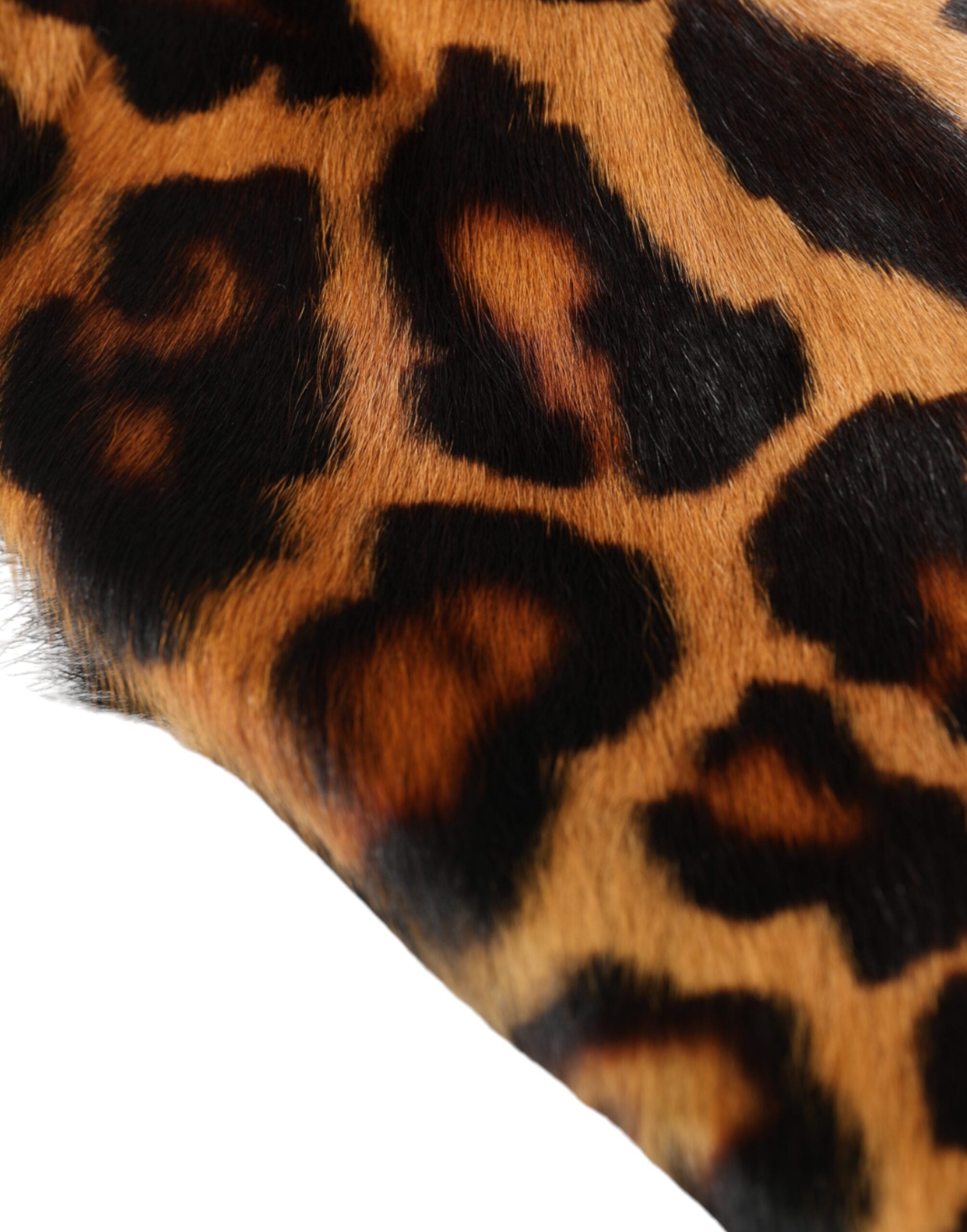 Brown Leopard Fur Women Bucket Hat - ventzia