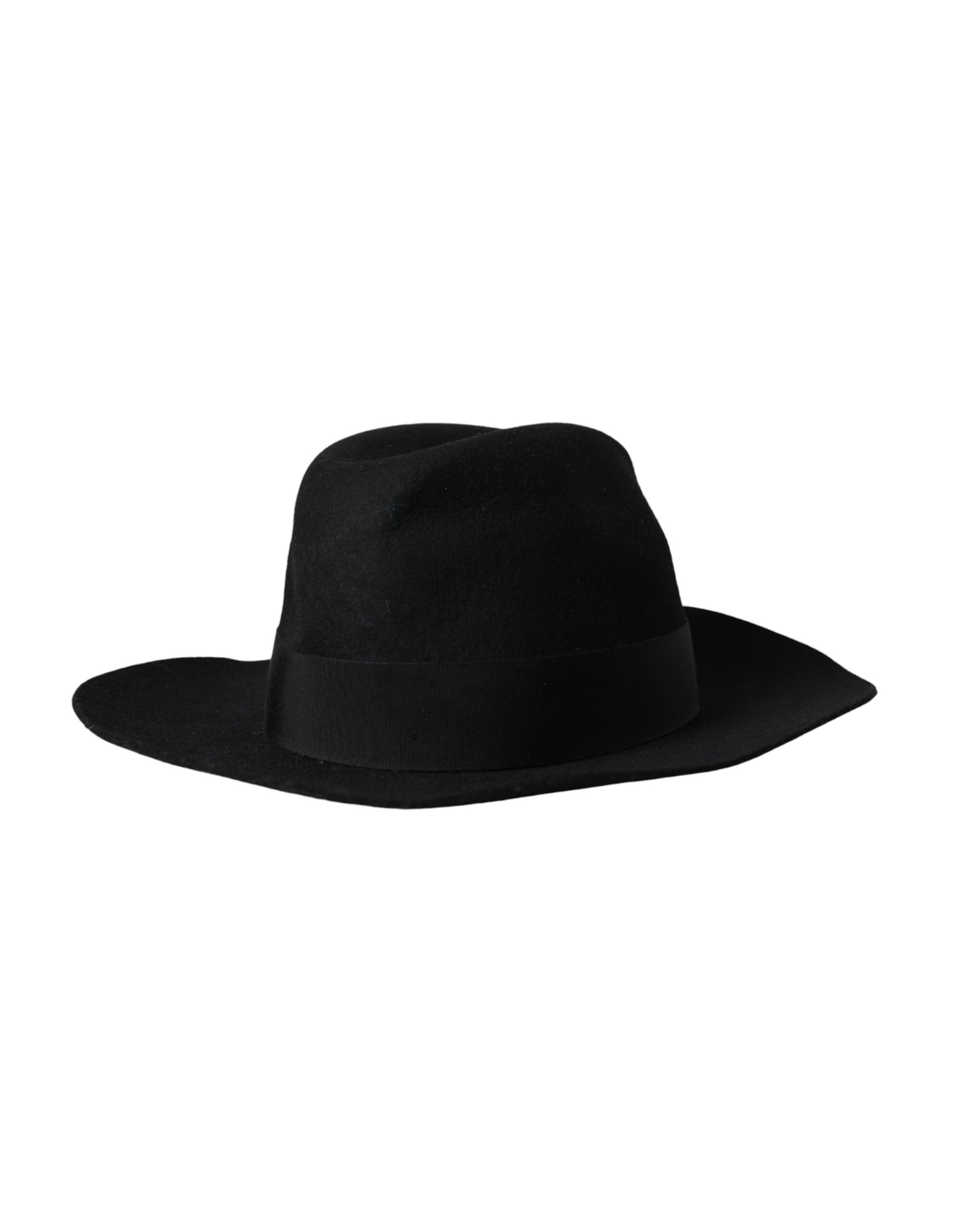 Black Rabbit Fedora Trilby Women Hat - ventzia