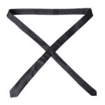 Black Blue Polka Dot Silk Adjustable Men Tie - ventzia