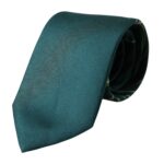 Green Printed 100% Silk Adjustable Men Tie - ventzia
