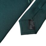 Green Printed 100% Silk Adjustable Men Tie - ventzia