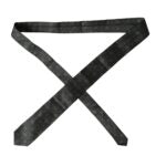 Dark Gray 100% Silk Fantasy Adjustable Men Tie - ventzia