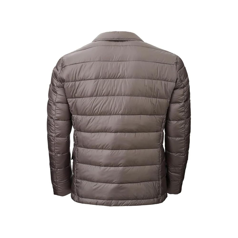 Gray Polyamide Jacket - ventzia