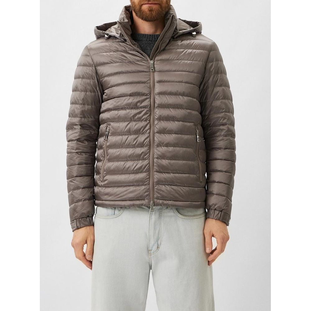 Gray Polyamide Jacket - ventzia