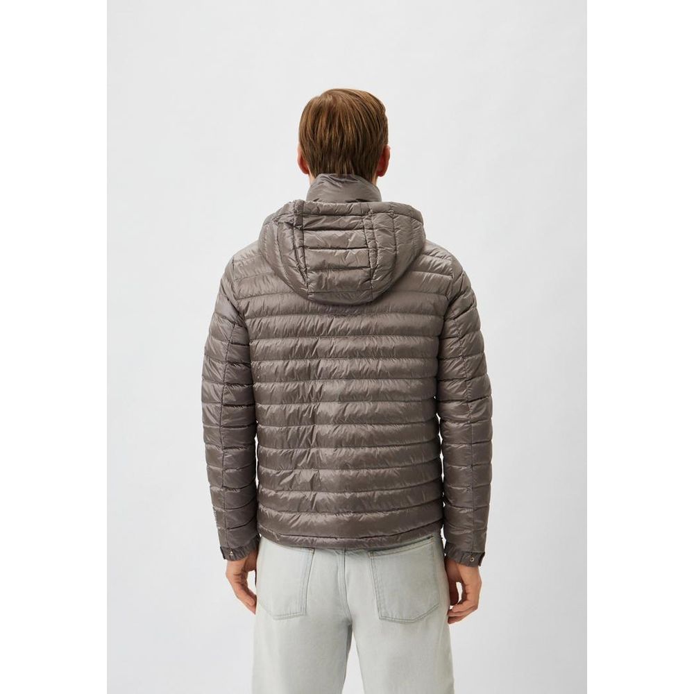Gray Polyamide Jacket - ventzia