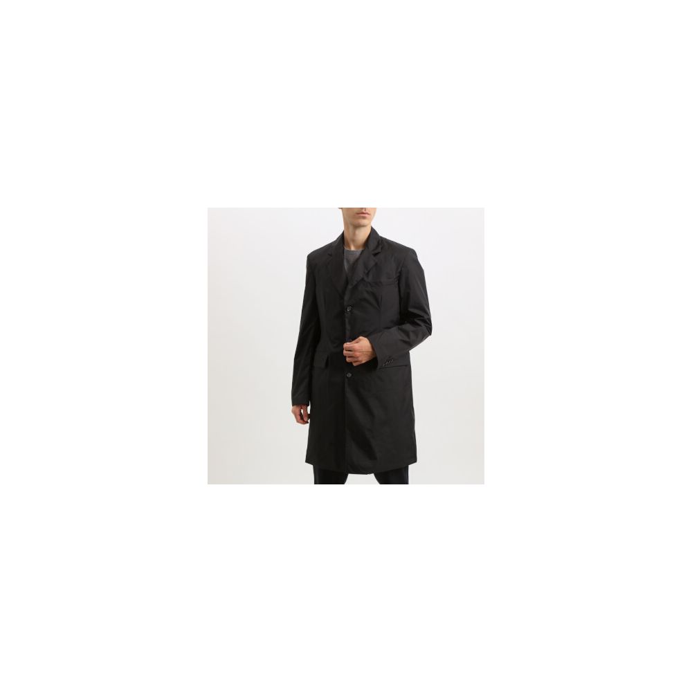 Black Polyester Jacket - ventzia