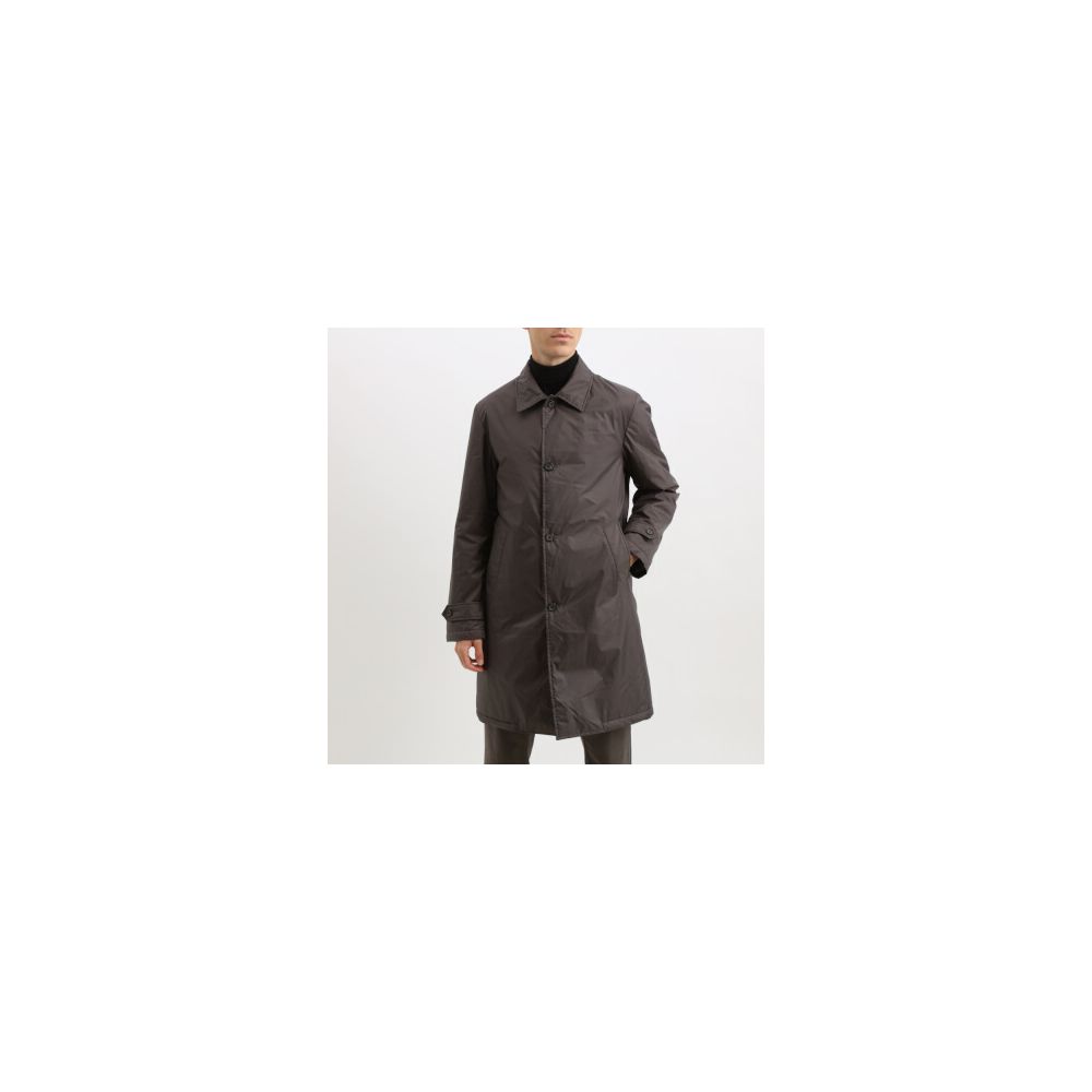 Brown Polyester Jacket - ventzia