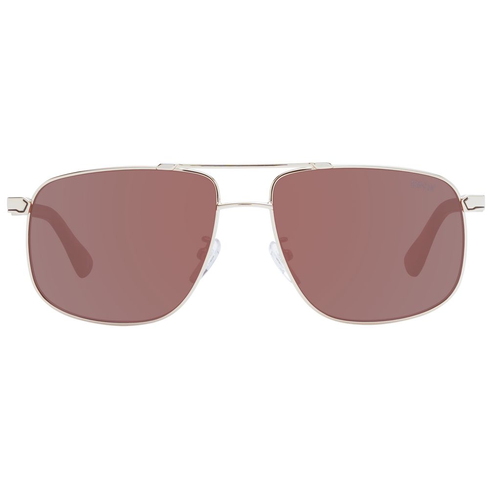 Rose Gold Metal Sunglasses - ventzia