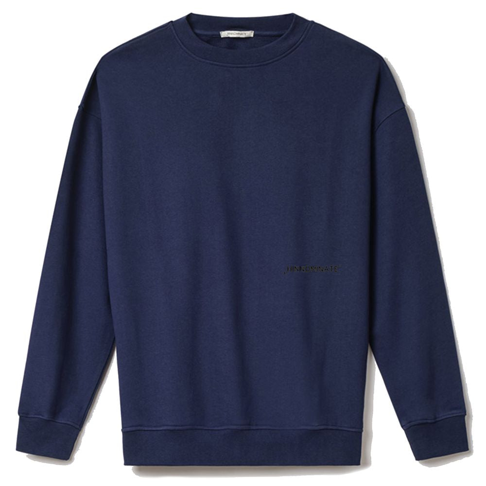 Blue Cotton Sweater - ventzia