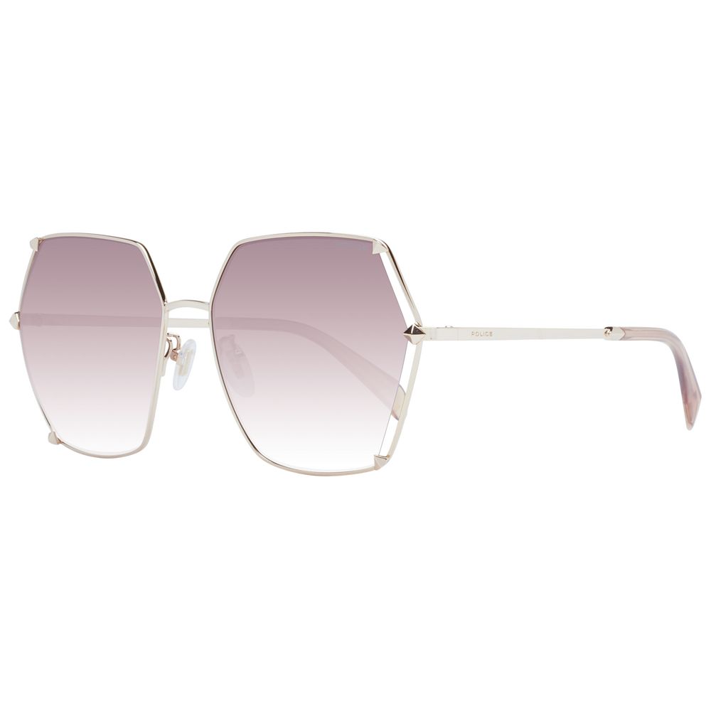 Rose Gold Metal Sunglasses - ventzia