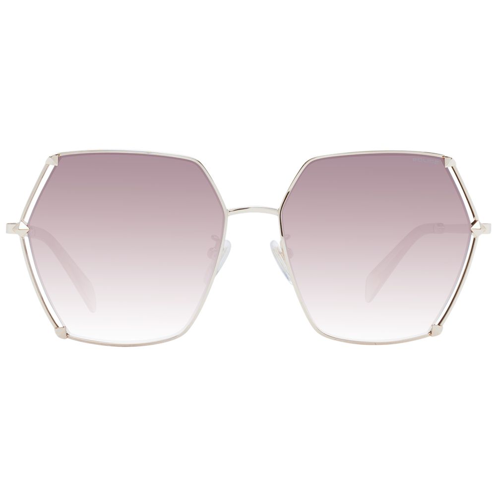 Rose Gold Metal Sunglasses - ventzia