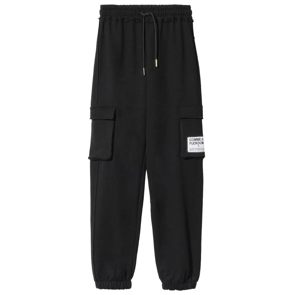 Black Cotton Jeans & Pant - ventzia