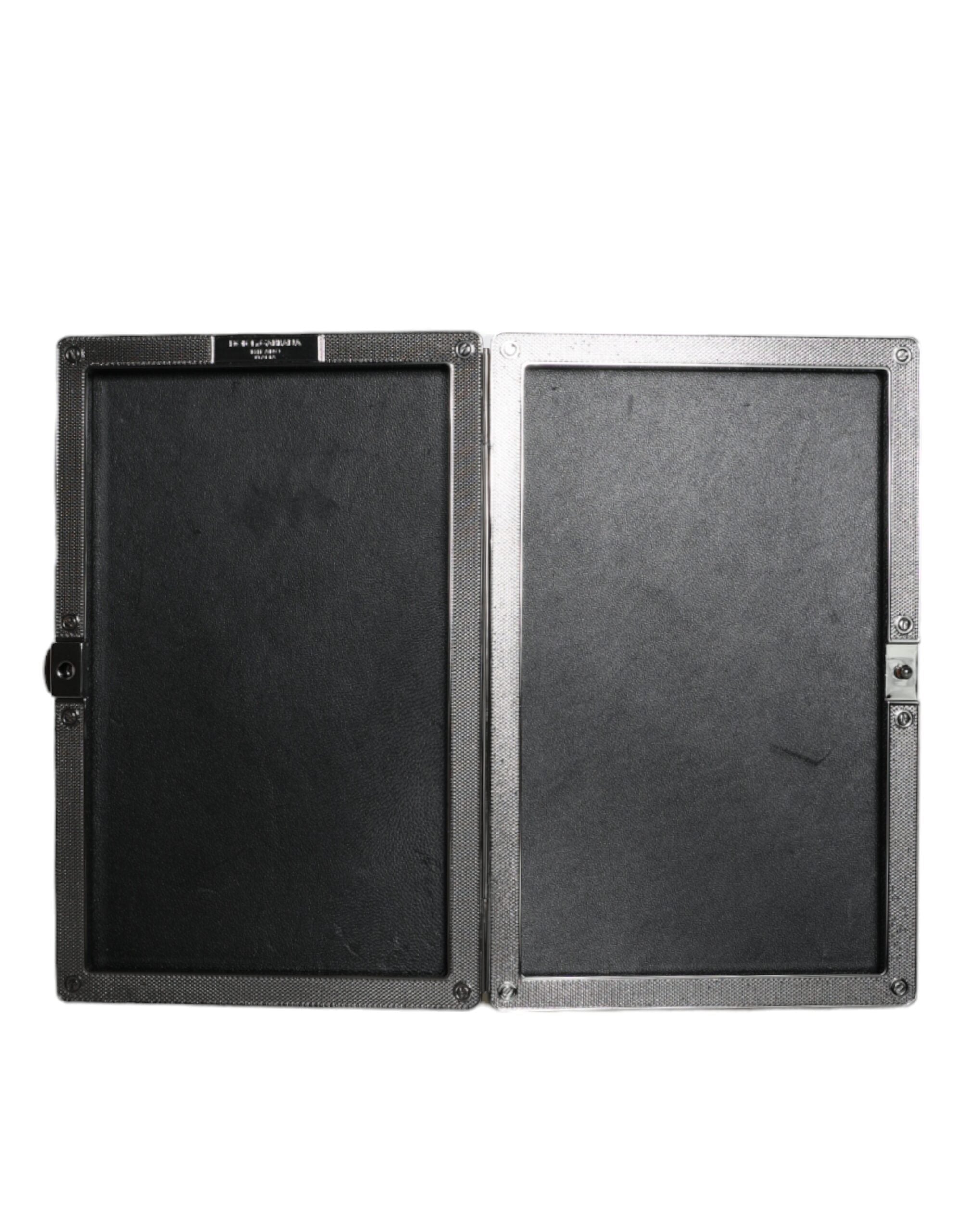 Black Velvet Crystal Clutch Evening Party Purse Bag - ventzia