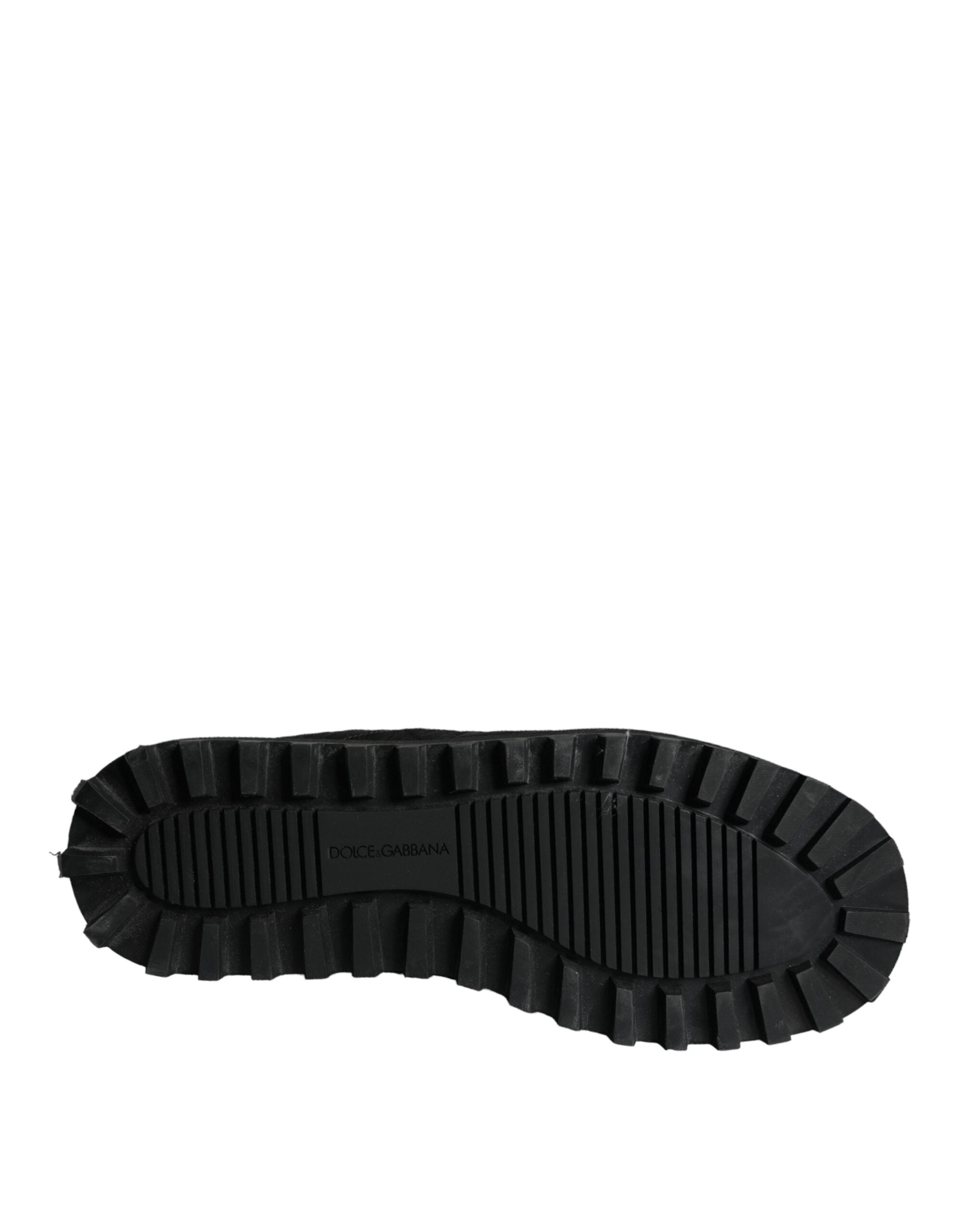 Black Nylon Padded Mid Calf Men Boots Shoes - ventzia