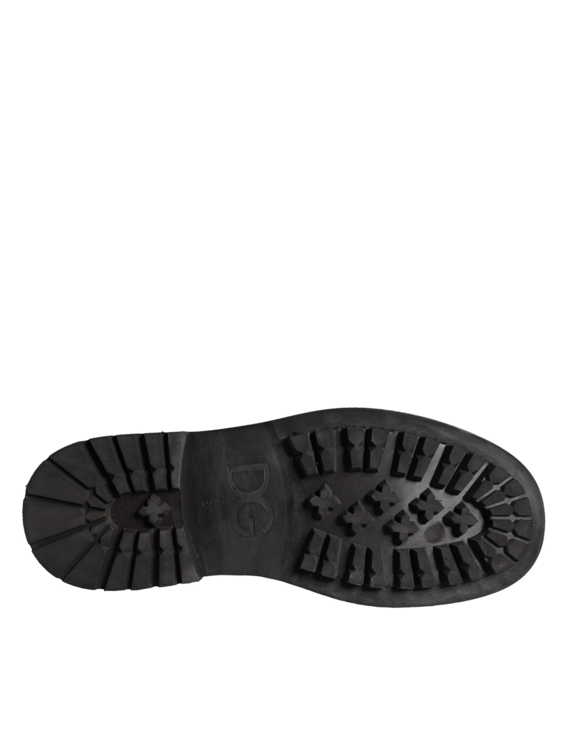 Black Lace Up Mid Calf Boots Men Shoes - ventzia