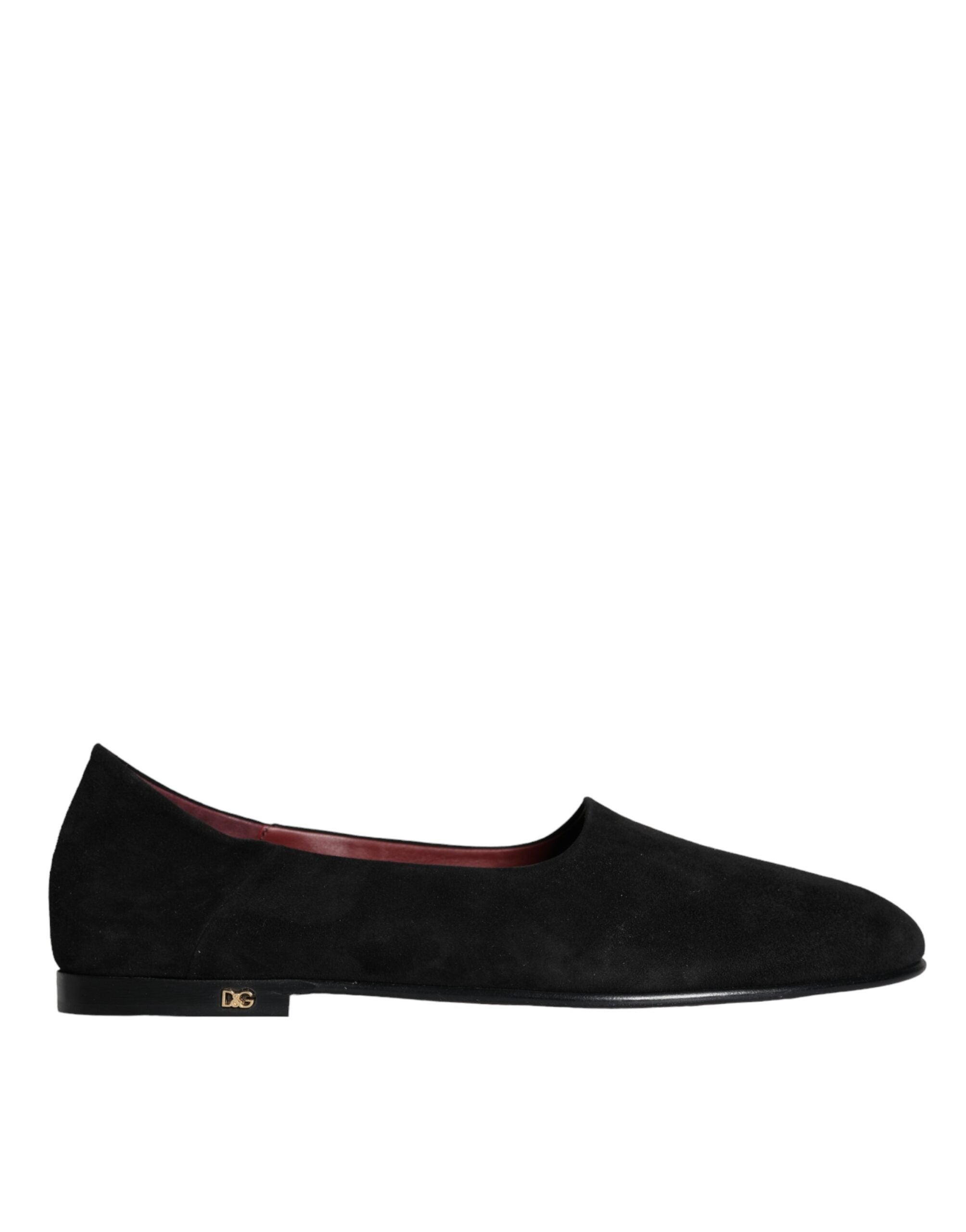 Black Suede Loafers Formal Slip On Shoes - ventzia