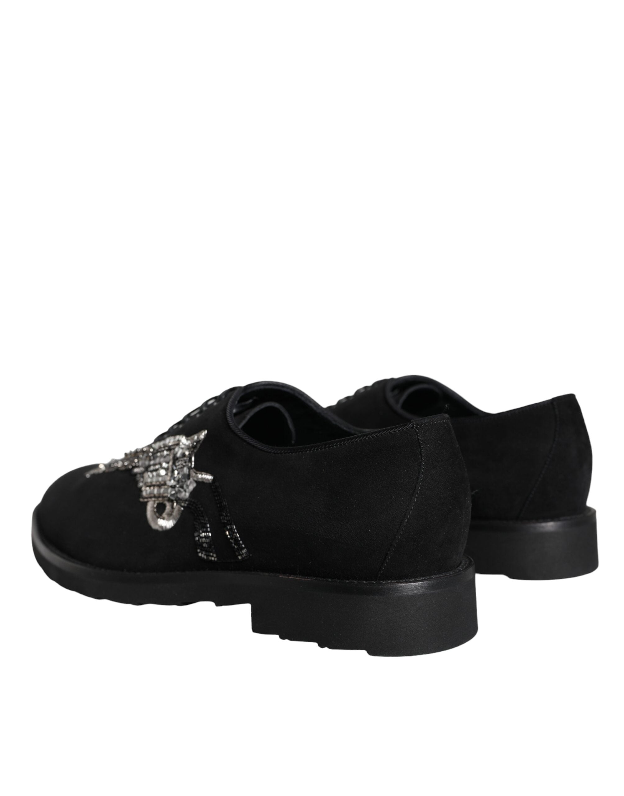 Black Suede Sicilia Lace Up Formal Shoes - ventzia