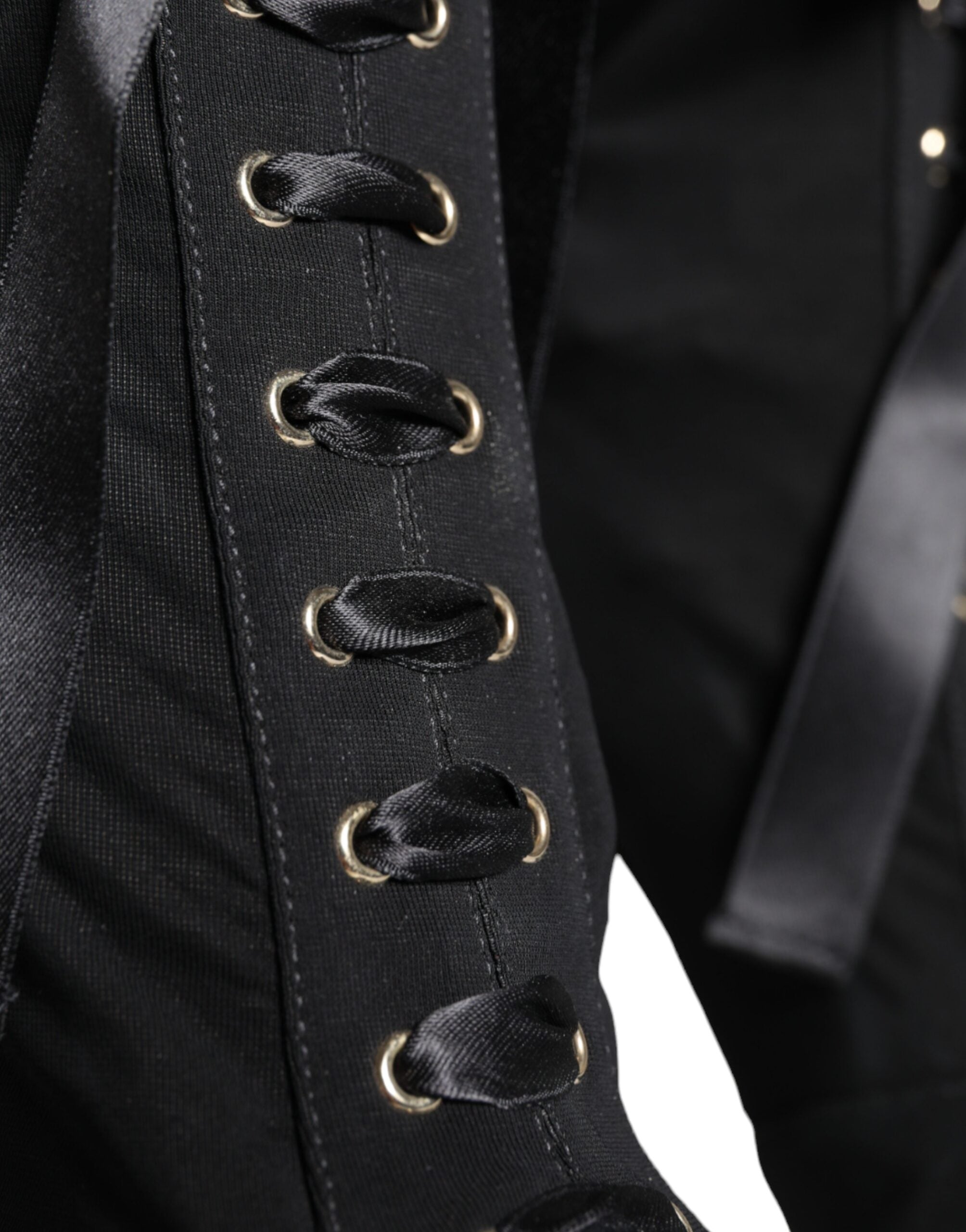 Black Jersey Stretch Ankle Booties Shoes - ventzia