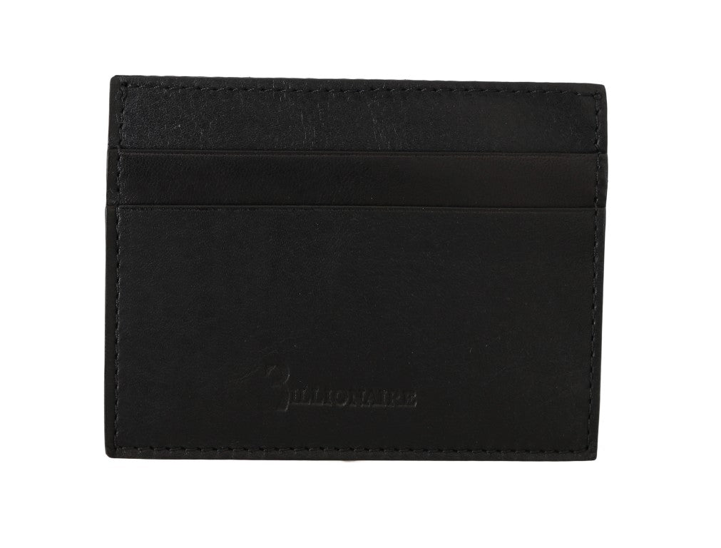 Exquisite Black Leather Men's Wallet - ventzia
