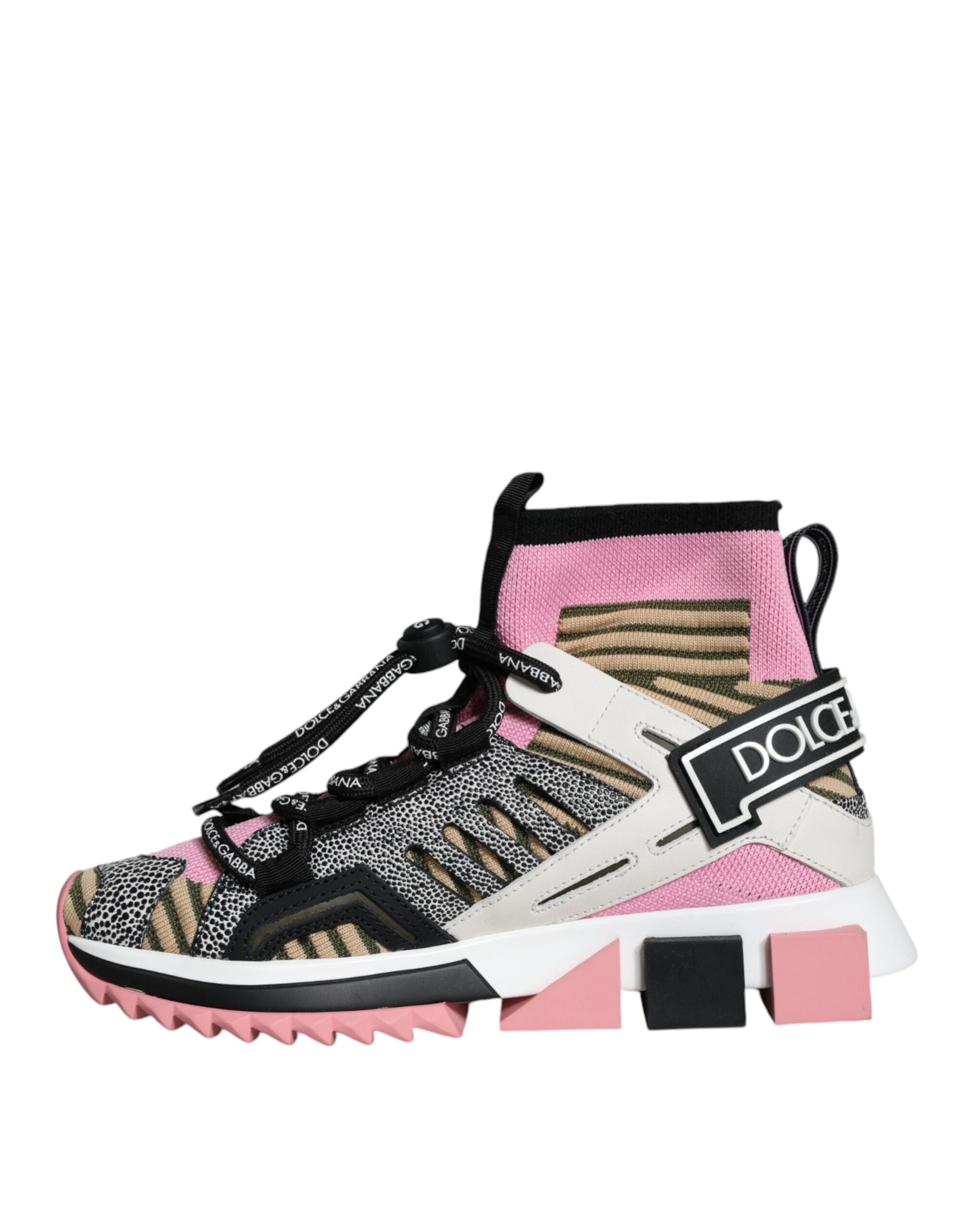 Multicolor Sorrento Socks Logo Sneakers Shoes - ventzia