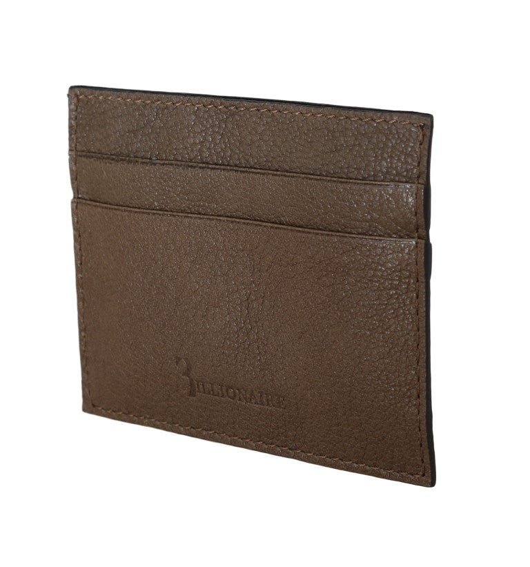 Elegant Turtledove Leather Men's Wallet - ventzia