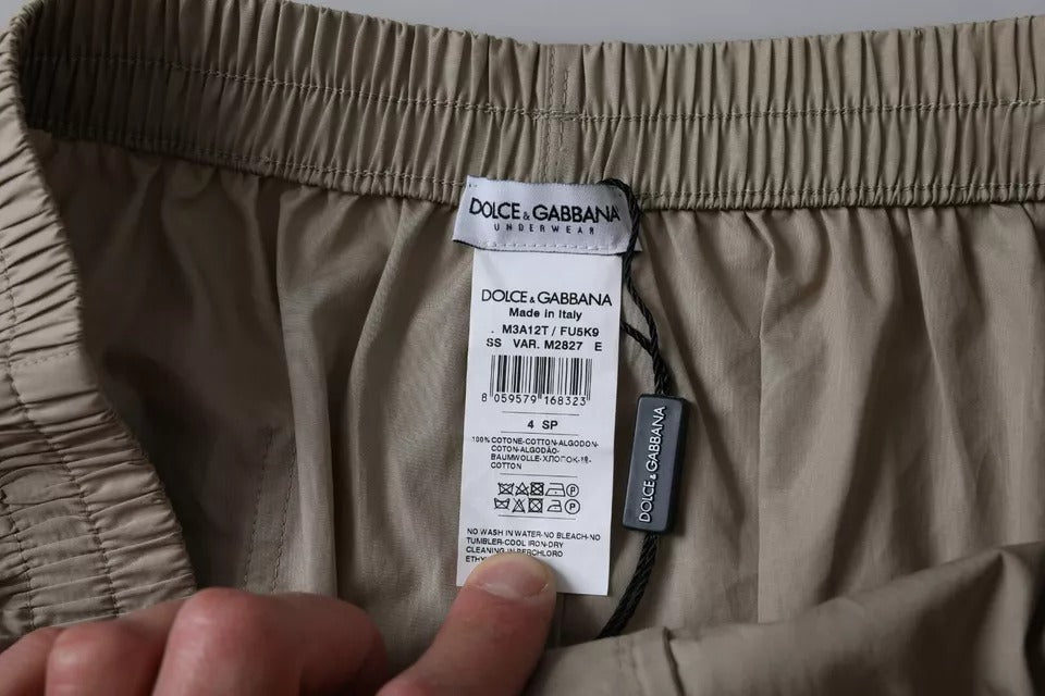 Brown Cotton Regular Boxer Shorts Underwear - ventzia
