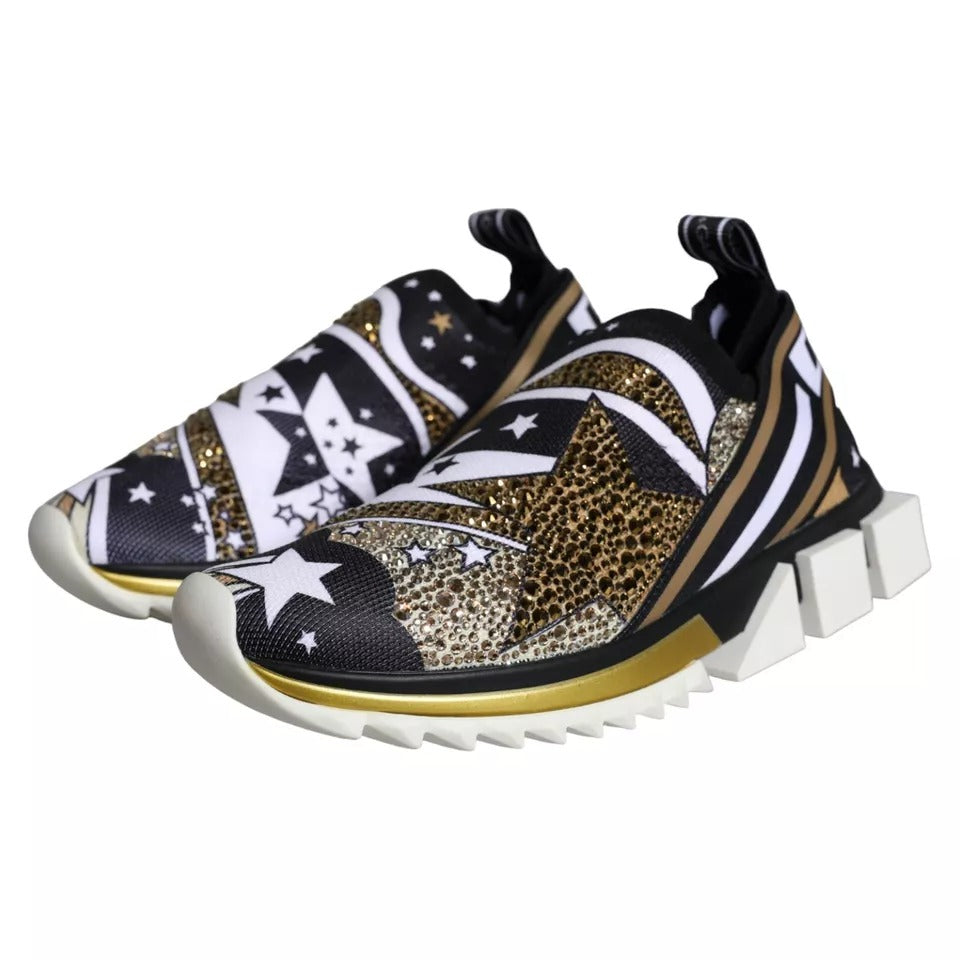 Multicolor Comet Star Print Sorrento Sneakers Shoes - ventzia