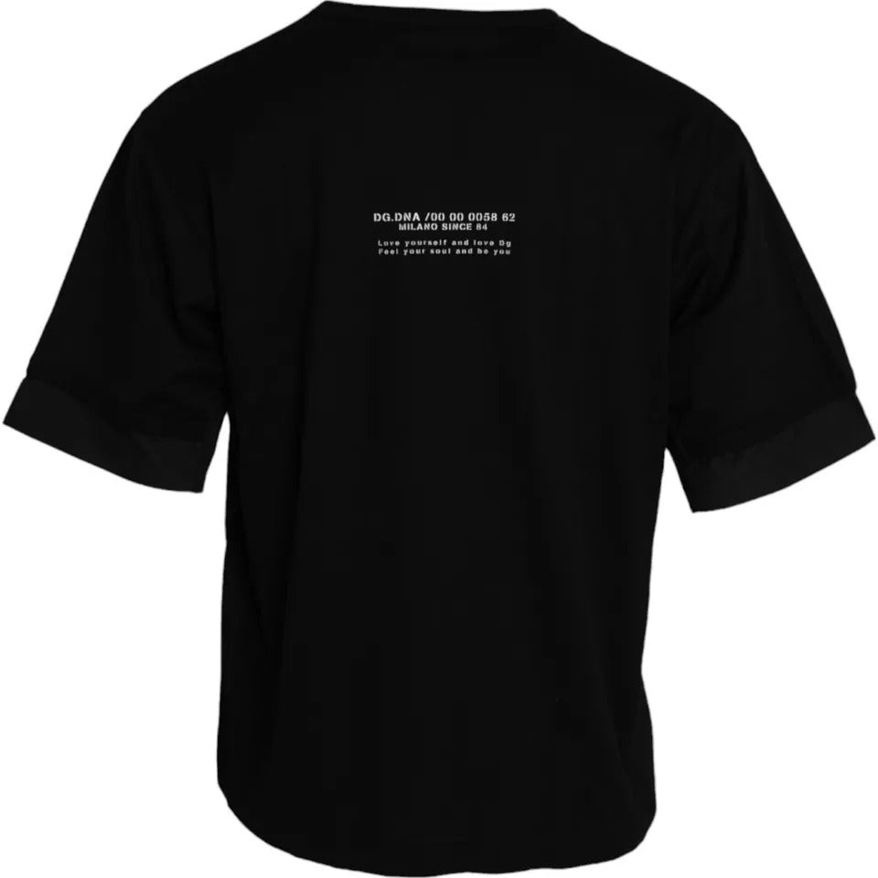 Black Cotton Pocket Short Sleeves Men T-shirt - ventzia