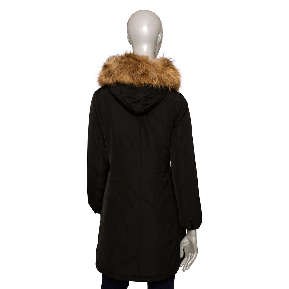 Black Polyester Women Jacket - ventzia
