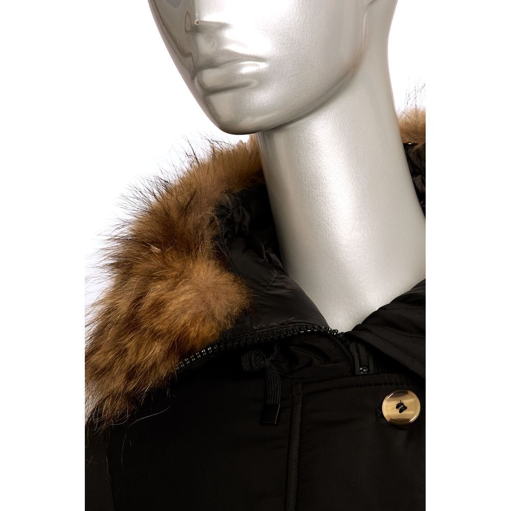 Black Polyester Women Jacket - ventzia