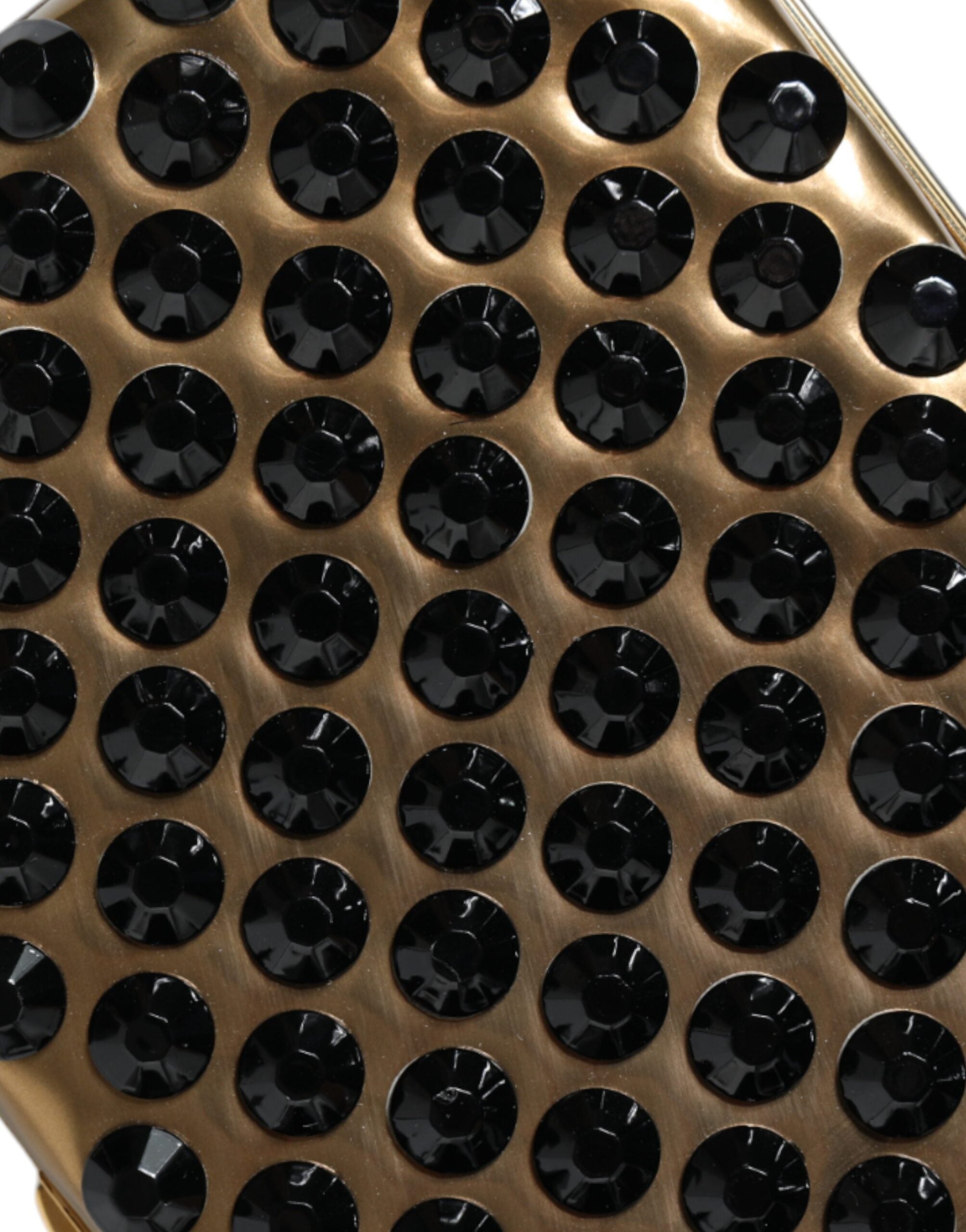 Gold Crystal Bifold Clutch Evening Party Women Purse Bag - ventzia