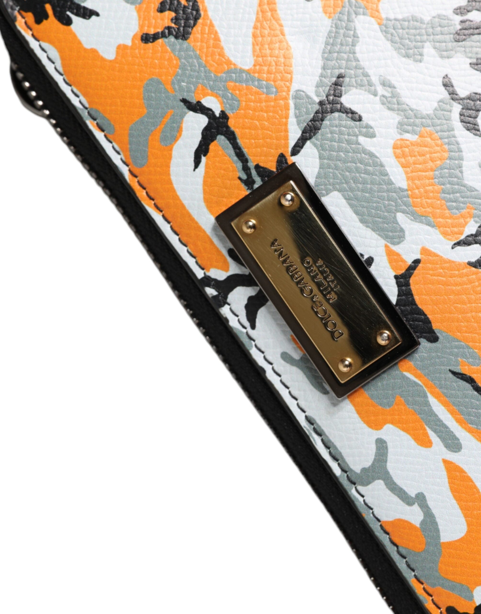 Multicolor Camouflage Leather Purse Cross Body Bag - ventzia