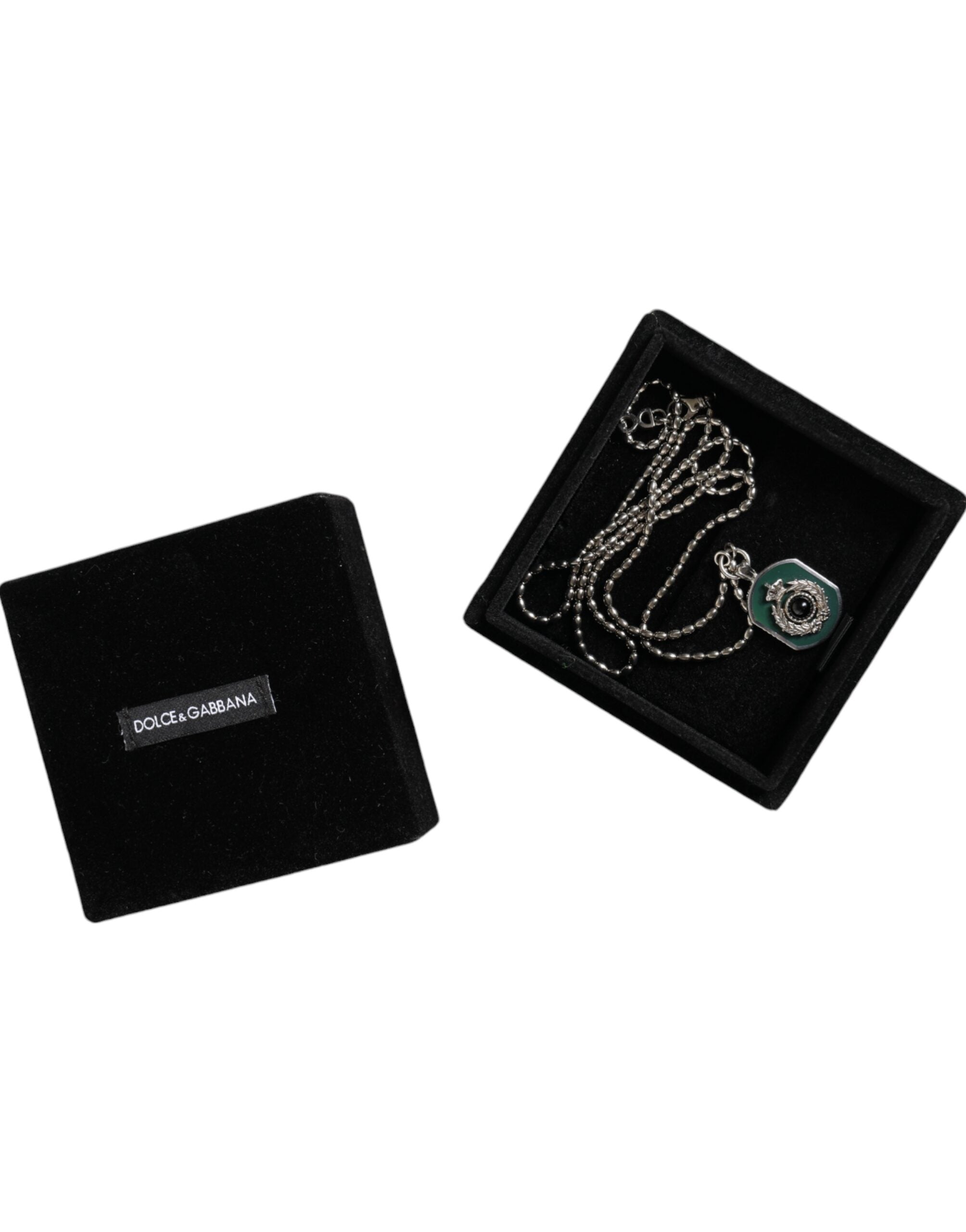 Sterling Silver 925 Chain Bar Gem Pendant Logo Necklace - ventzia