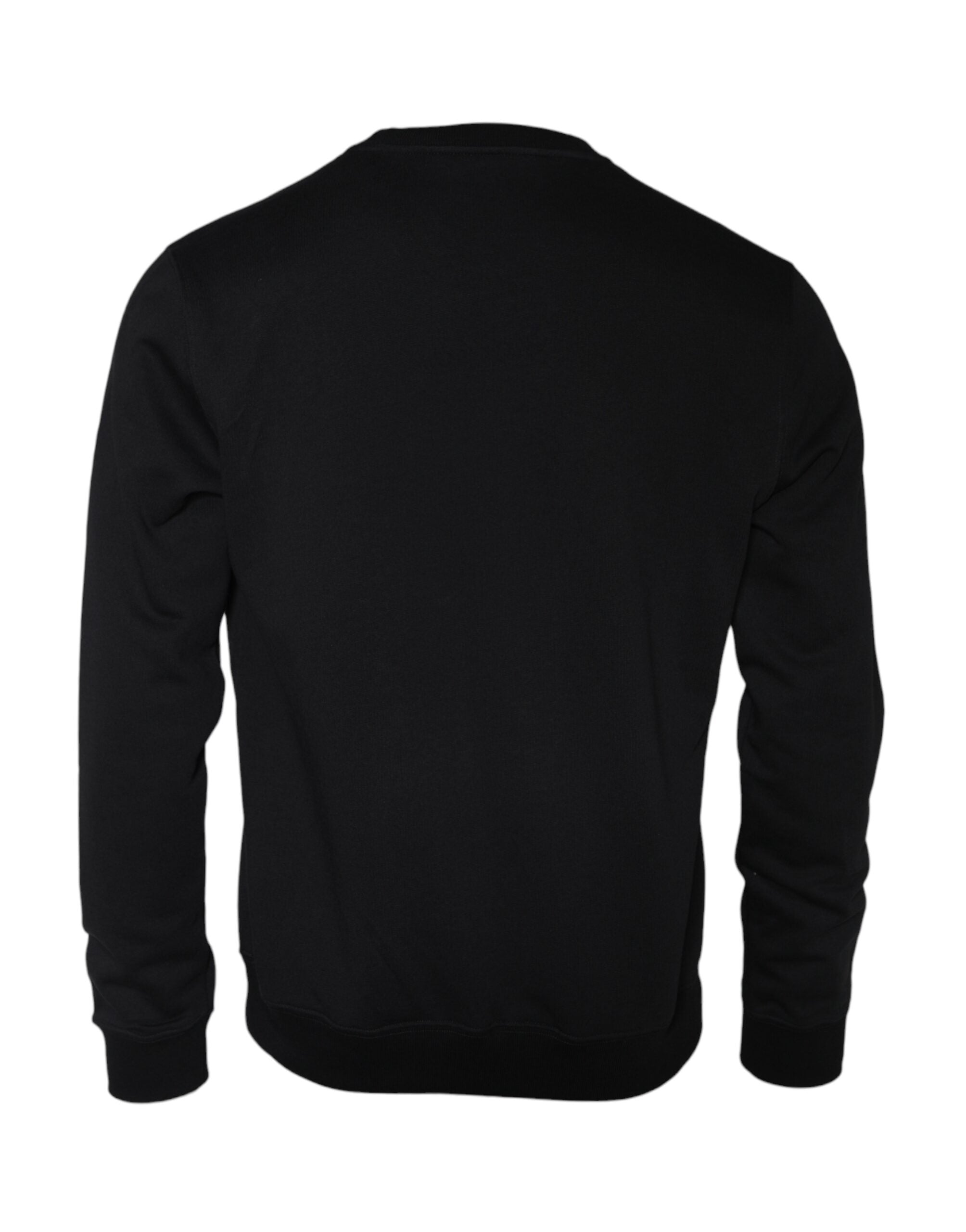 Black Medusa Fleece Cotton Crew Neck Sweatshirt Sweater - ventzia