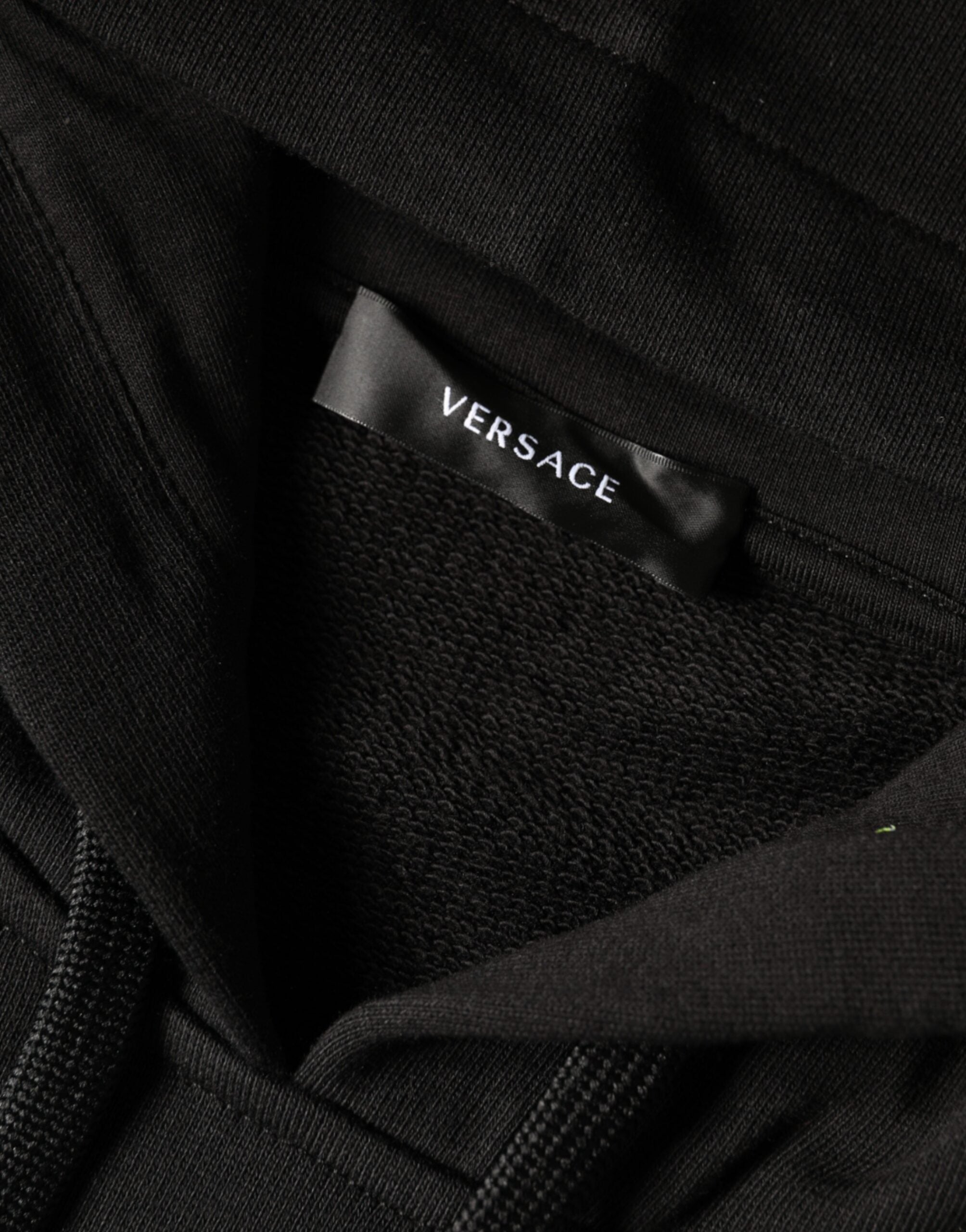 Black Medusa Print Cotton HoodiePullover Sweatshirt Sweater - ventzia