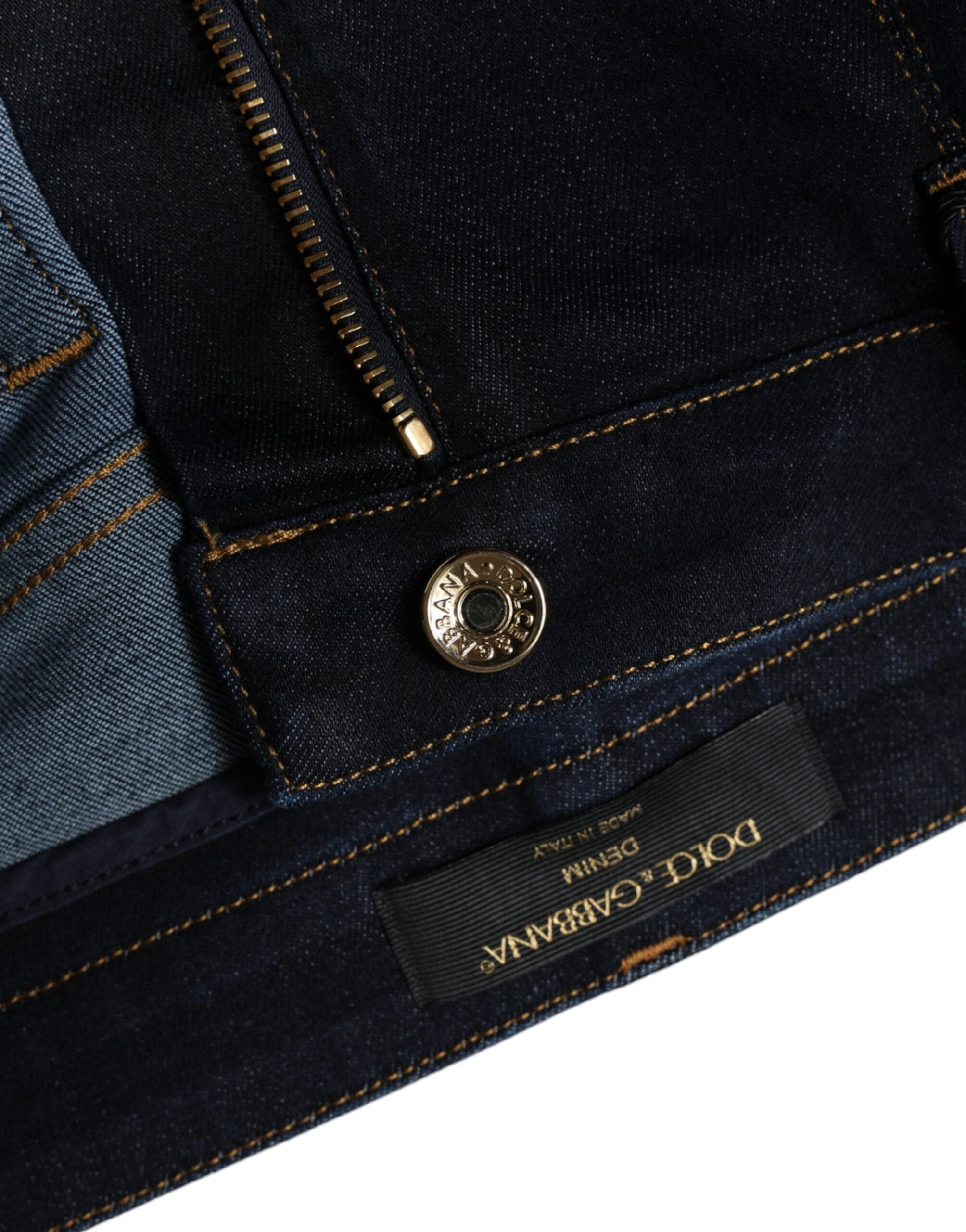 Black Cotton Blend Skinny Denim Jeans - ventzia