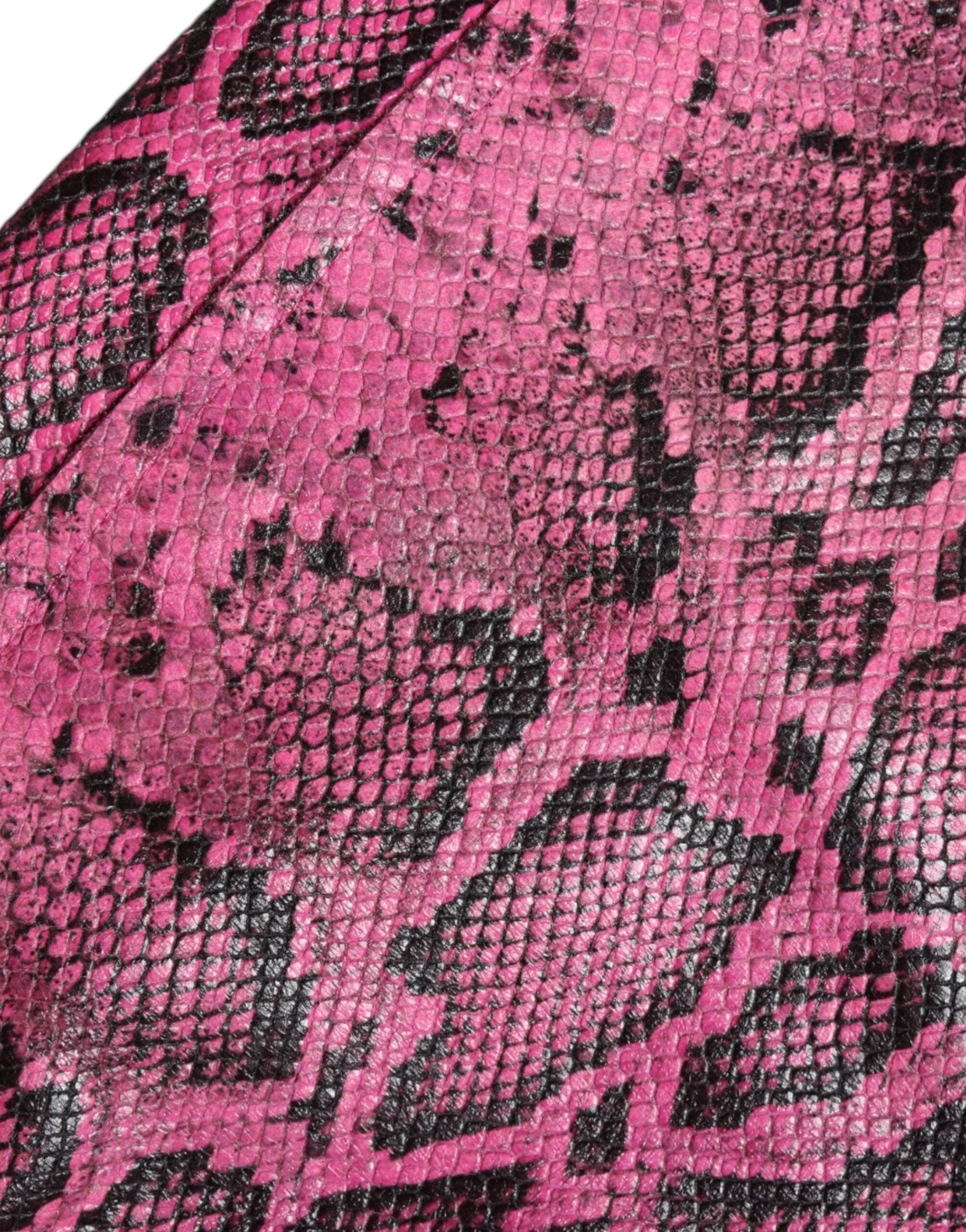 Pink Leather High Waist Hot Pants Shorts - ventzia