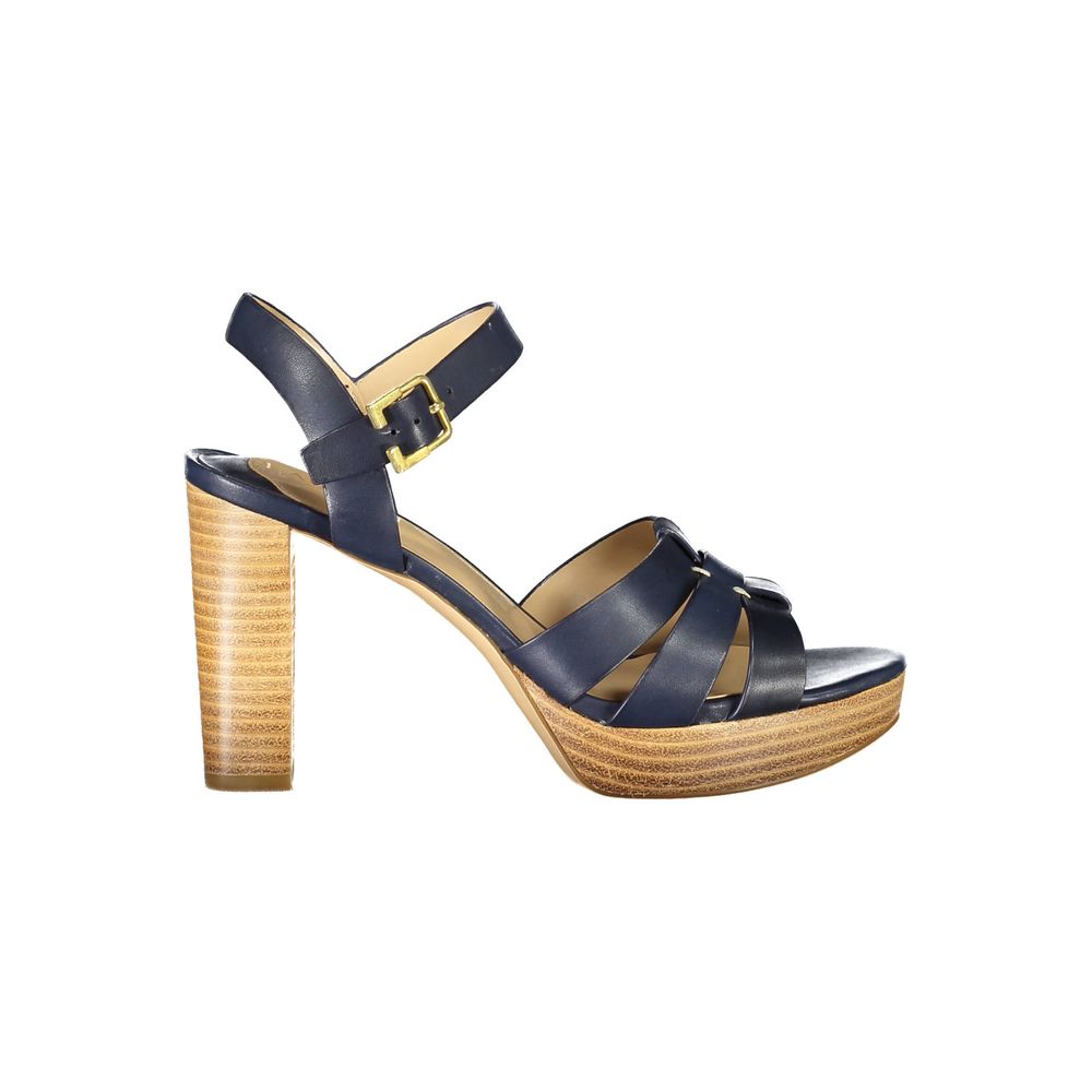 Blue Leather Sandal - ventzia