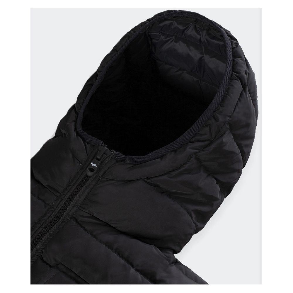 Black Nylon Men's Jacket - ventzia