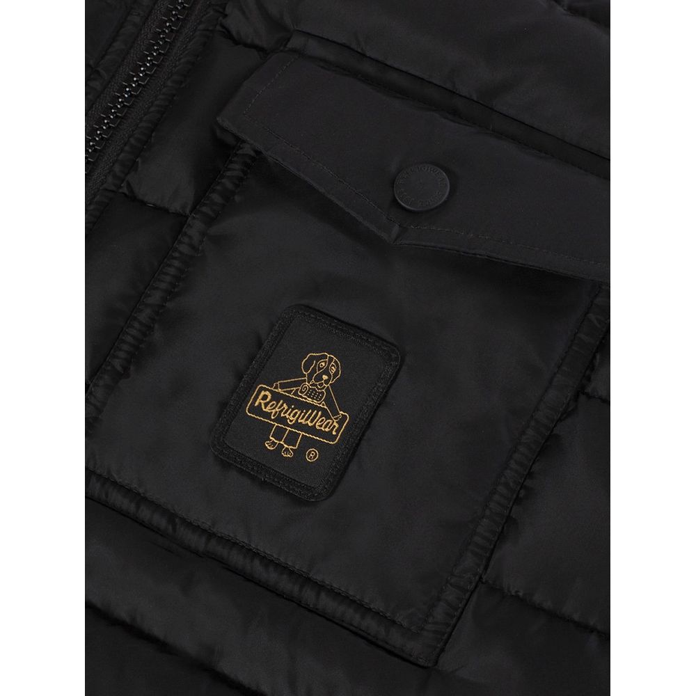 Black Nylon Men's Jacket - ventzia