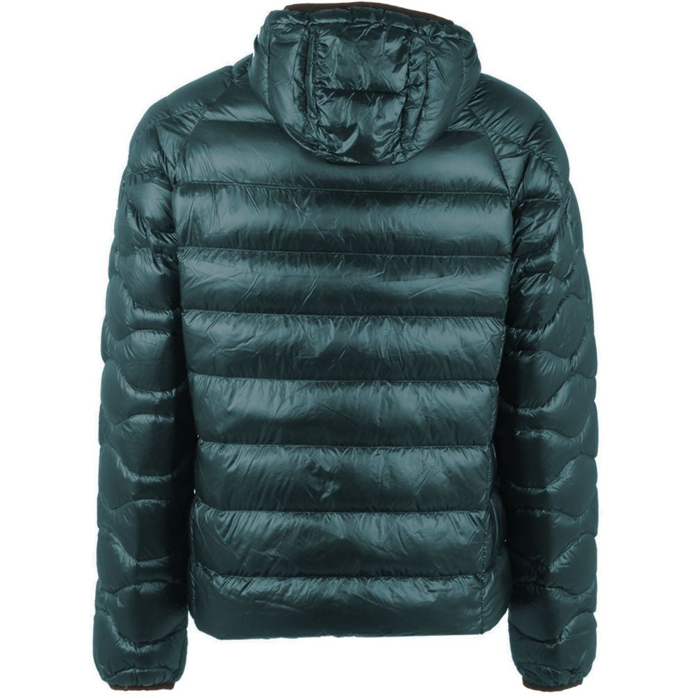 Green Nylon Men Jacket - ventzia