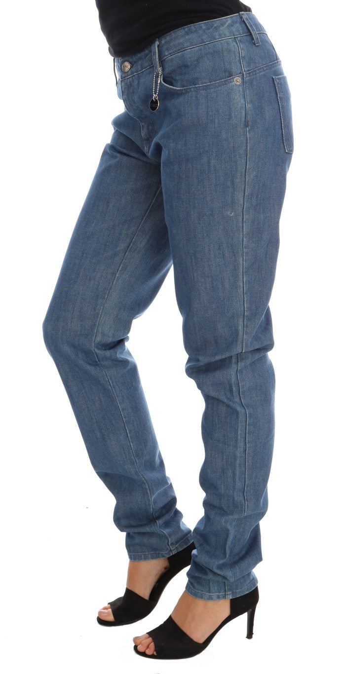 Elegant Boy Fit Blue Wash Jeans - ventzia
