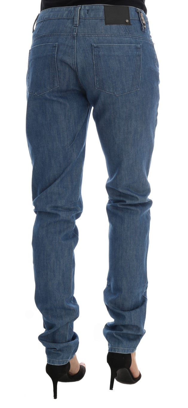 Elegant Boy Fit Blue Wash Jeans - ventzia