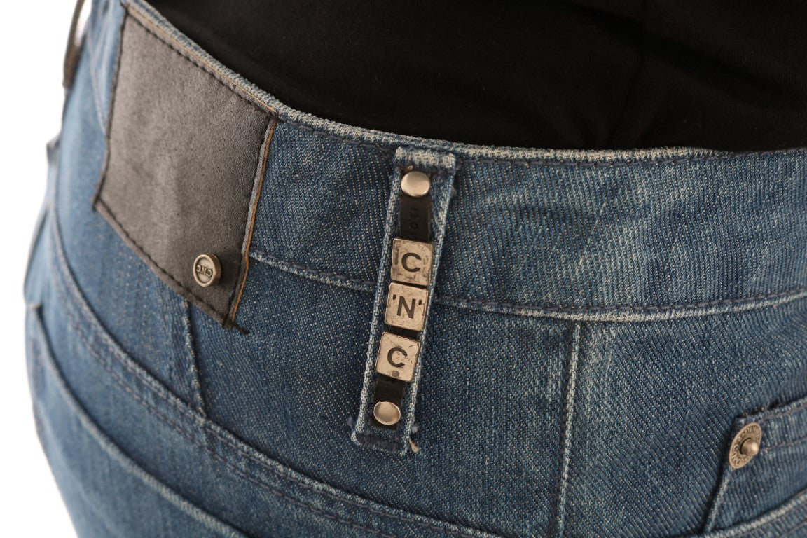 Elegant Boy Fit Blue Wash Jeans - ventzia
