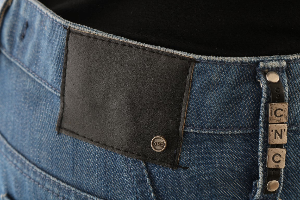 Elegant Boy Fit Blue Wash Jeans - ventzia