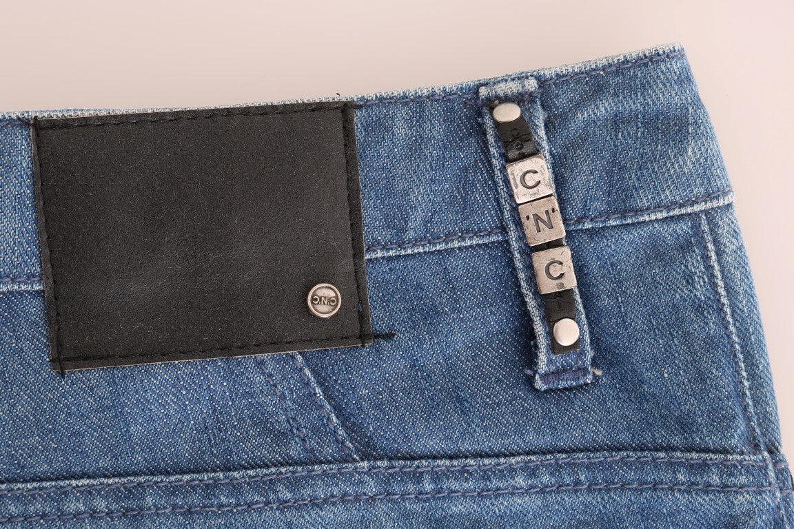 Elegant Boy Fit Blue Wash Jeans - ventzia