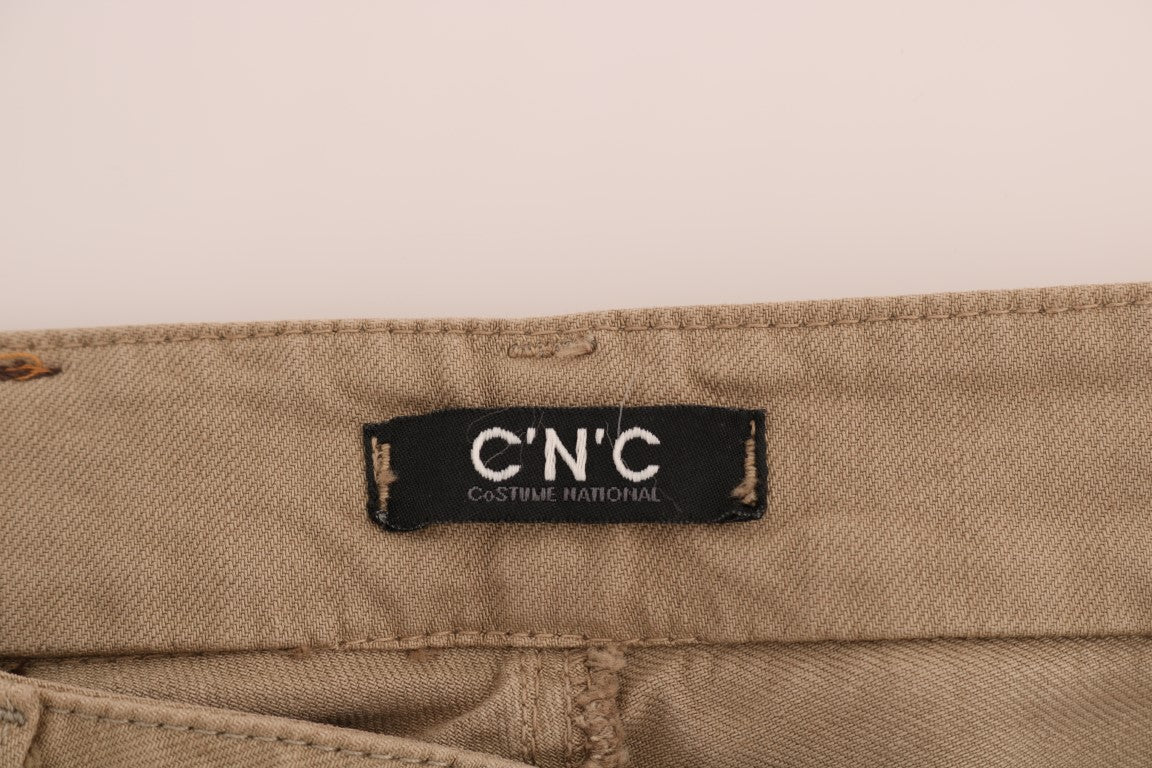 Beige Super Slim Fit Denim Delight - ventzia